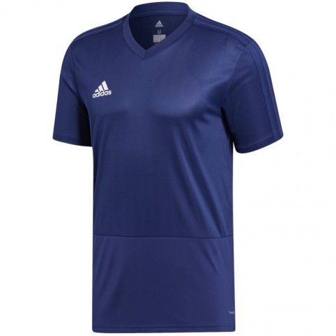 Adidas Core 18 Training Î‘Î½Î´ÏÎ¹ÎºÎ® ÎœÏ€Î»Î¿ÏÎ¶Î± Î¼Îµ Î¦ÎµÏÎ¼Î¿Ï…Î¬Ï ÎœÎ±ÎºÏÏ…Î¼Î¬Î½Î¹ÎºÎ· Navy ÎœÏ€Î»Îµ CV3998